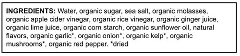 12 Oz Ocean's Halo, Organic Soy Free Stir Fry Sauce, Fl