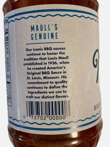 Maull's 18 Pack 2 Classic Barbecue Sauce, Ounce, St. Louis Style- The Oldest BBQ Sauce in America- Original Flavor