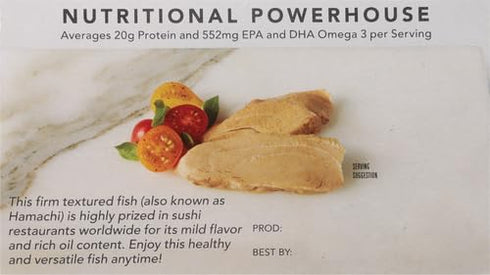 Wild Planet Wild Yellowtail Fillets in Organic Extra Virgin Olive Oil, Skinless & Boneless, 4.4 Ounce