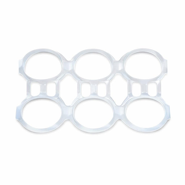 F.e.s.s. Universal Fit 6-Pack Rings for 12oz Beer and Soda Cans by (500)