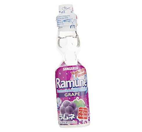 Ramune Japanese Marble Soda Choose your flavor (Grape)