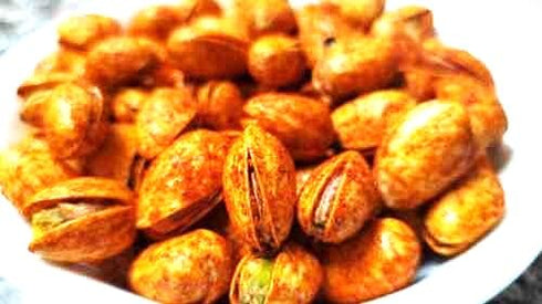 Sanmac Foods (2) Gourmet Habanero Flavored Spicy Pistachios