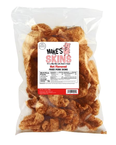 Mike's Skins Hot Flavored Pork Skins by
