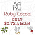 SAKU Tea, Ruby Cocoa Beetroot Latte Blend, Super Food Latte, 3oz Bag