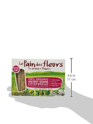 Le Pain des Fleurs Crispbread, Ancient Grain, 4.4 Ounce