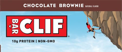 2.4 oz 6 Clif Bar Energy Bars - Chocolate Brownie - - ct