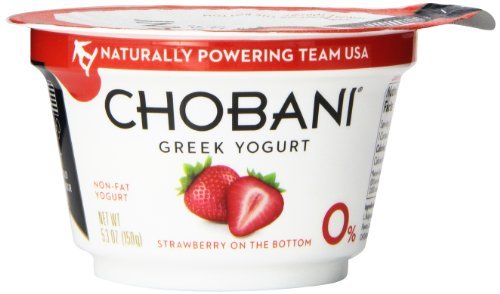 Chobani Strawberry on the Bottom Non-Fat Greek Yogurt 5.3 oz. Cup