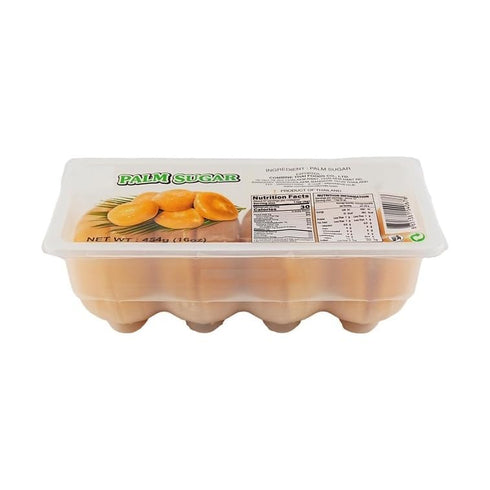 DragonDish 16 oz (454g) Pure Palm Sugar Thai, Golden Sugar with Traditional Natural Sweetener, Tray