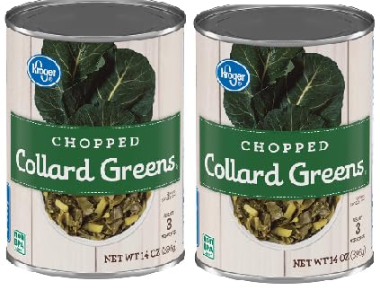 Generic Chopped Collard Greens (2 Cans, 14 oz. each)