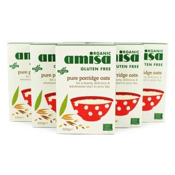 Buy Whole Foods Amisa Organic Gluten Free Pure Porridge Oats 325g x6