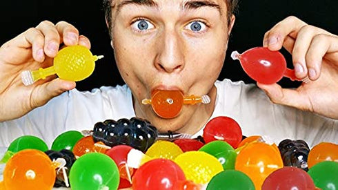 Fruix 2 Pack 2 Count Popping Fruit Jellies Jars - Tik Tok Trending Fruit Jellies - Assorted Flavors Fruit Squeeze