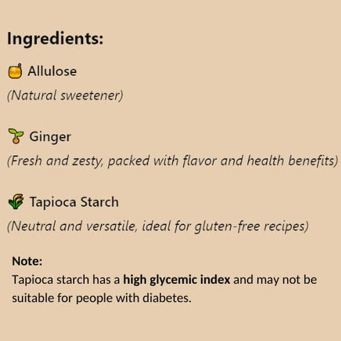 Sweet Therapy Extra strength Ginger Chews Sugar Free - Sugar free ginger candy - Sugar free Candy -Sugar free snacks