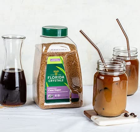 Imperial Falcon Group 2lb Florida Crystals Turbinado Cane Sugar Bag