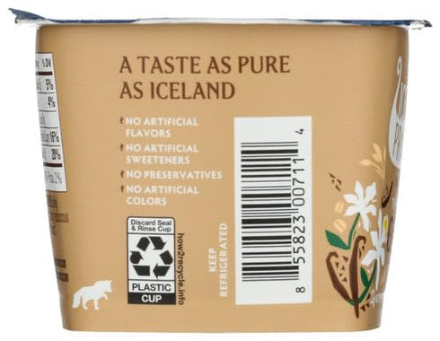 5 Icelandic Provisions, Yogurt Skyr Oatmilk Vanilla Bean, Ounce