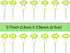 LcingTify 30 Summer PCS Mushroom Cupcake Toppers Green Foam Mushroom Cupcake Picks Mini Mushroom Theme Birthday Party