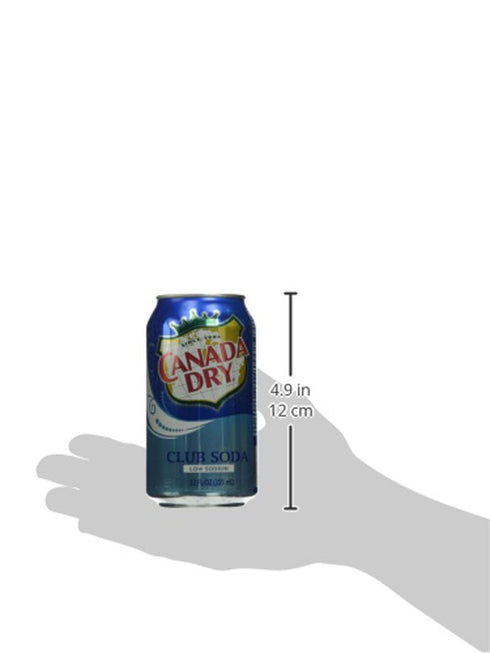 6pk, 12 oz Canada Dry Club Soda, Low Sodium