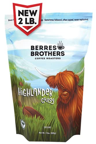 Berres Brothers Highlander Grogg Ground Coffee, 2lb Package, Combination of Caramel, Butterscotch