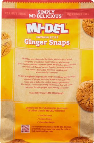 Mi-Del Ginger Snaps, 10 oz