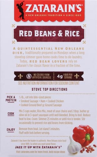 8 oz (Pack 4) Zatarain's Red Beans & Rice