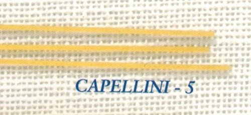 Gus Sclafani Fine Italian Imports Capellini #5 Long Cut Pasta Case of Twenty (20) 1 .lb Pouches