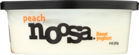 Noosa Yoghurt Noosa Gluten Free Peach Yoghurt 8 OZ (Pack of 12)