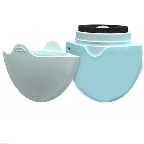 acoolstore 1 piece Silicone sunscreen applicator, portable body lotion applicator, water replenishing applicator (blue)