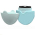 acoolstore 1 piece Silicone sunscreen applicator, portable body lotion applicator, water replenishing applicator (blue)