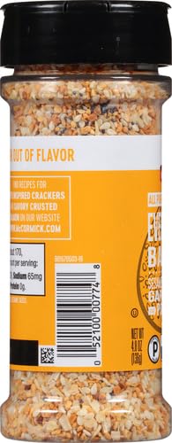 4.8 oz McCormick Everything Bagel All Purpose Seasoning