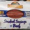 Roger Wood Smoked Beef Sausage 24 Oz (2 Pack)