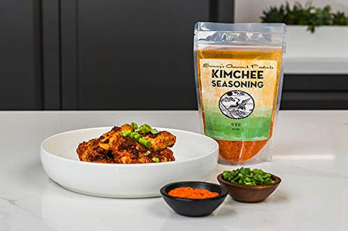 Sunny's Gourmet Korean Kimchee Seasoning, All Natural, Vegan, No MSG, 4oz