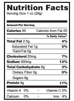 Hty 14 Sweet Beef Jerky, ounces