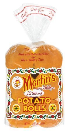 MARTIN'S 12 Sliced Potato Rolls - Pack of 3 by