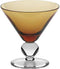 CRISTALICA Ice Cream Bowl Dessert Bowl Sundae Glass Cocktail Amber 11 Cm Gelato