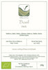 Organic Basil Leaves Culinary Herb, Perfect for Pesto, Sweet Basil, Dry Ocimum Basilicum