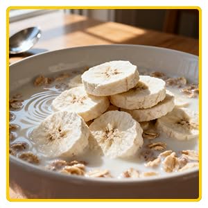 (1) Banana Chips Crispy & Sweet Dried Banana Slices, No Sugar Added,Dried Banana Chips Healthy Snack for Adults & Kids