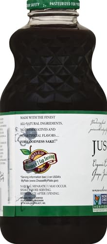 R.W. Knudsen 32 (Packaging (Pack 5) Organic Just Concord Grape Juice, Ounces May Vary)