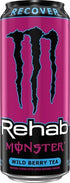 15.5oz Monster Energy Rehab Wild Berry Tea
