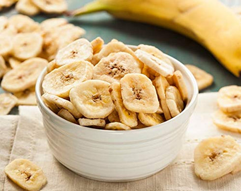 1 Food to Live Organic Banana Chips, Pound Sweetened, Unsulfured, Non-GMO, Kosher, Vegan, Bulk