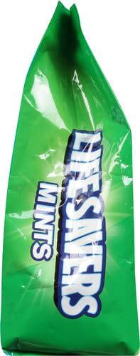 Summer 13 Oz Life Savers Wint-O-Green Candy Individually Wrapped Hard Mints, Sharing Size, Bag