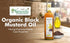 Farm Naturelle Oil-(500ML) (Glass Bottles) Virgin Pressed Organic Black Mustard Seed Cooking