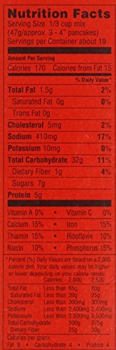 32 (Pack 2) Mrs. Butterworth Pancake and Waffle Mix, Ounce
