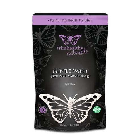 Trim Healthy Naturals Xylitol-Free Gentle Sweet, Erythritol and Stevia Blend, Sugar-Free, 16
