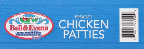 Bell & Evans Frozen 16 oz Breaded Chicken Patties