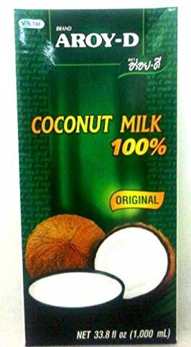 Aroy-D Coconut Milk, 33.8 Fluid Ounce (Pack of 4) by