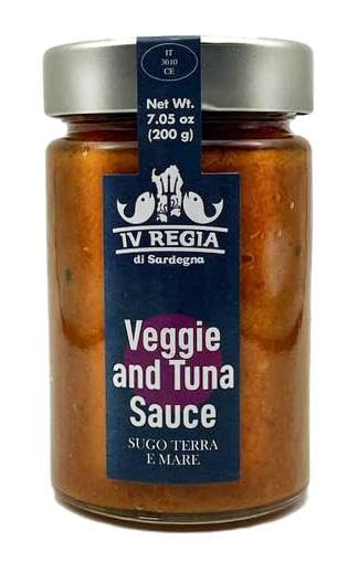 IV REGIA DI SARDEGNA IV Regia Veggie and tuna sauce, 7.05 oz (Pack of 1)