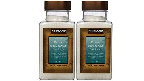 KIRKLAND Signature Pure Sea Salt, 30 Oz (2Count) - PACK OF 3