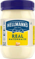 HELLMANN'S 100% 15 oz Real Mayonnaise Real Mayo For a Creamy Sandwich Spread or Condiment Gluten Free, Made