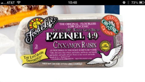 Food for Life, Ezekiel 4:9 Bread, Cinnamon Raisin, Organic, 24 Oz (Cinnanon