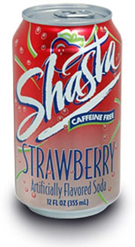 Shasta Strawberry Soda, 12-Ounce Cans (Pack of 24)