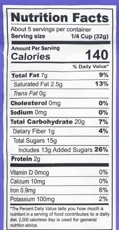 Generic 6oz Organic Cherry Cashew Trail Mix: Semi-Sweet Chocolate Chips, Cranberries, Cherries, Cashews, Pumpkin Seeds